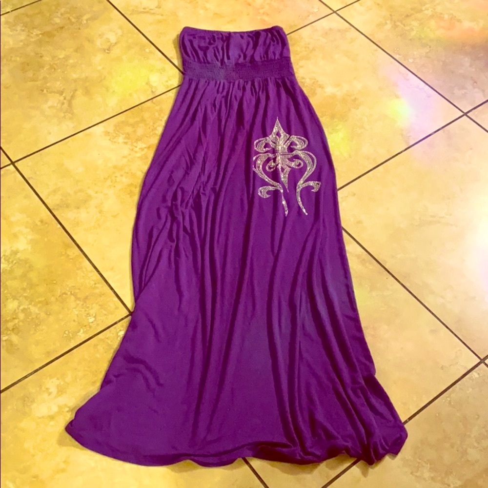 Strapless Maxi Dress
